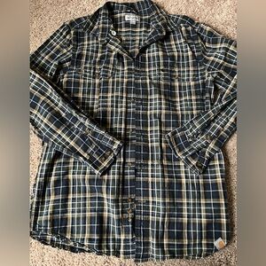 Carhartt Relaxed Fit Plaid Button-Up Shirt